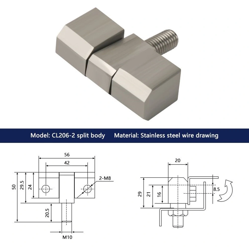 Electric Industry Cabinet Removable Hinge