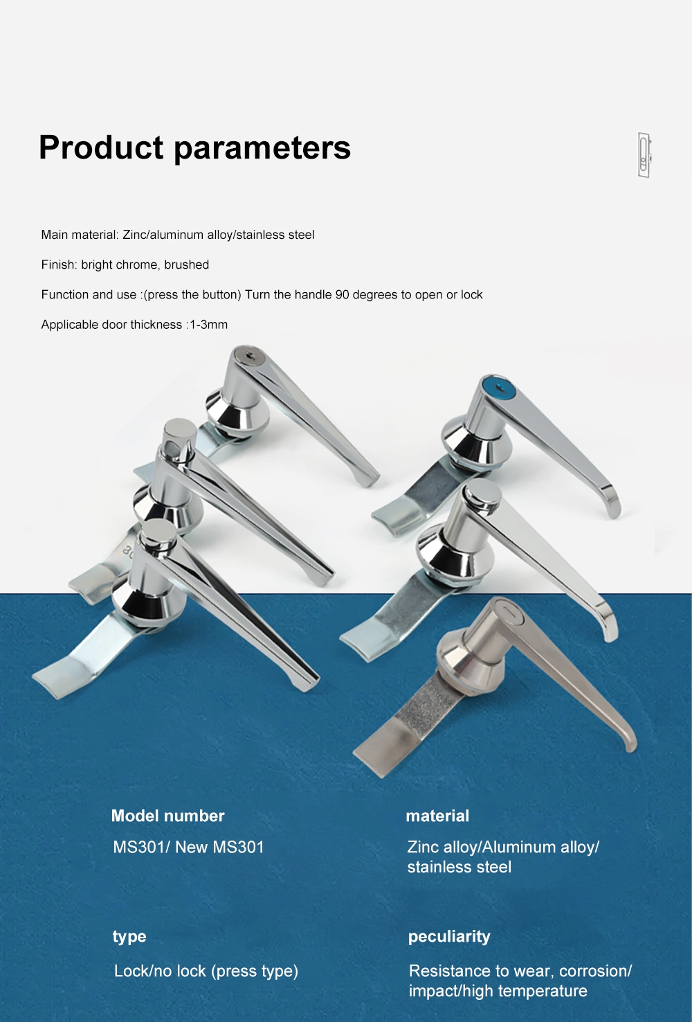 Communication Cabinet Network Instrumentation Cabinet Handle Locks